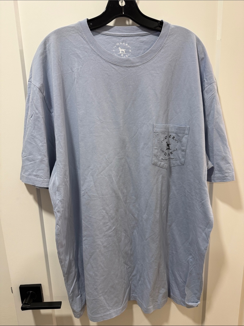 Over Under Light Blue Pocket Tee - 2XL